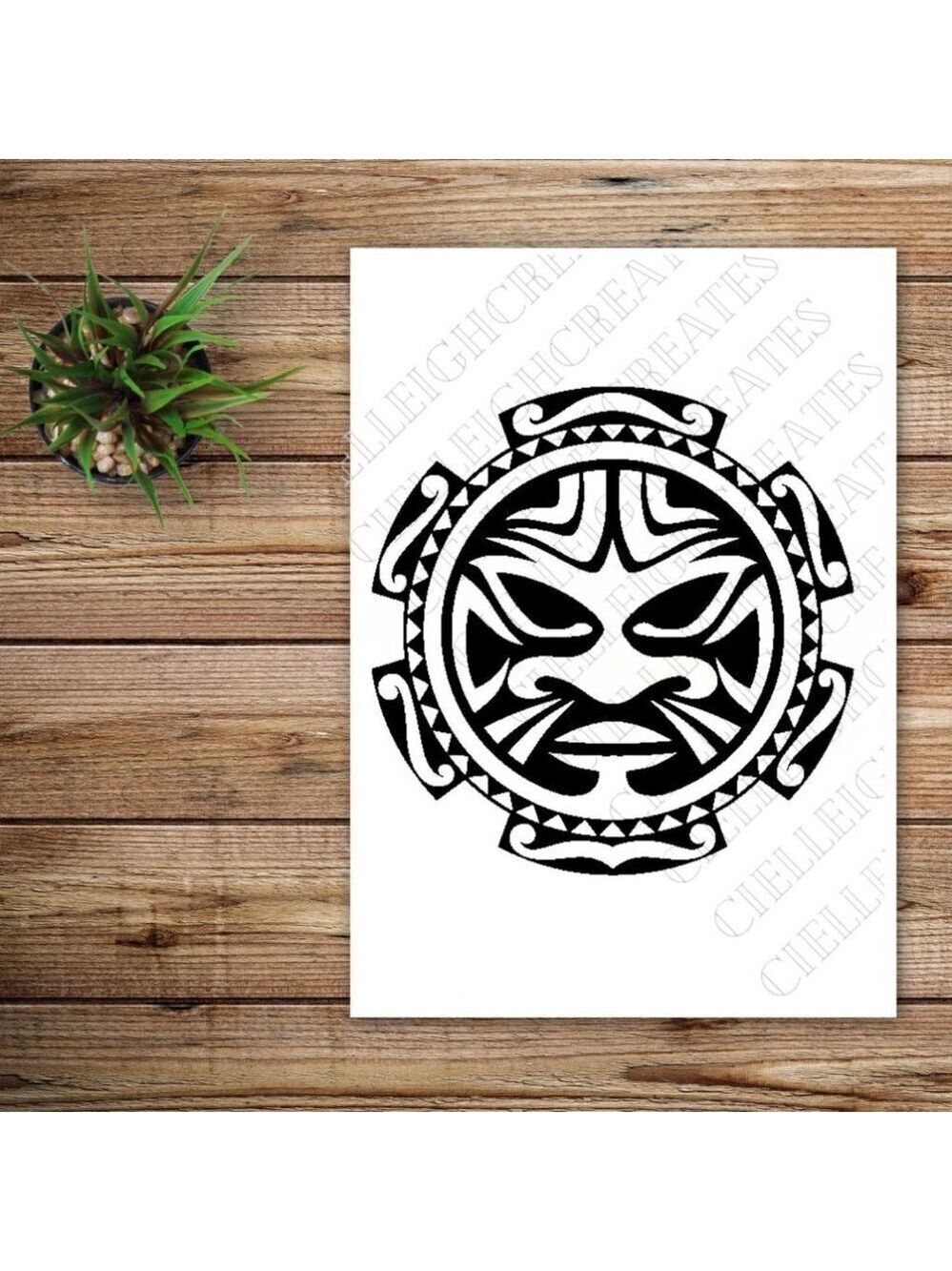 *2 for $20* Tribal Mask Vinyl Decal Sticker Handcrafted
